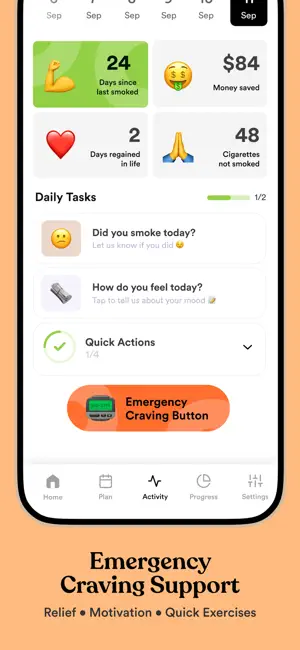 Quit Smoking- Nicotrack screenshot 3
