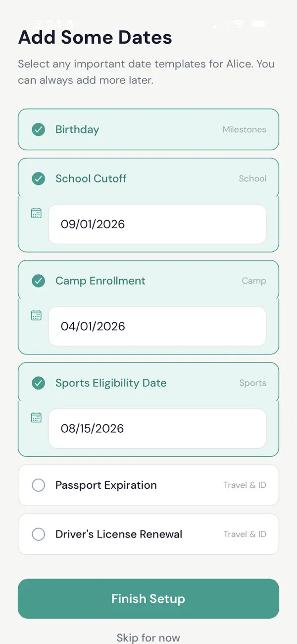 Screenshot #3 pour LineAge - Family Age Tracker