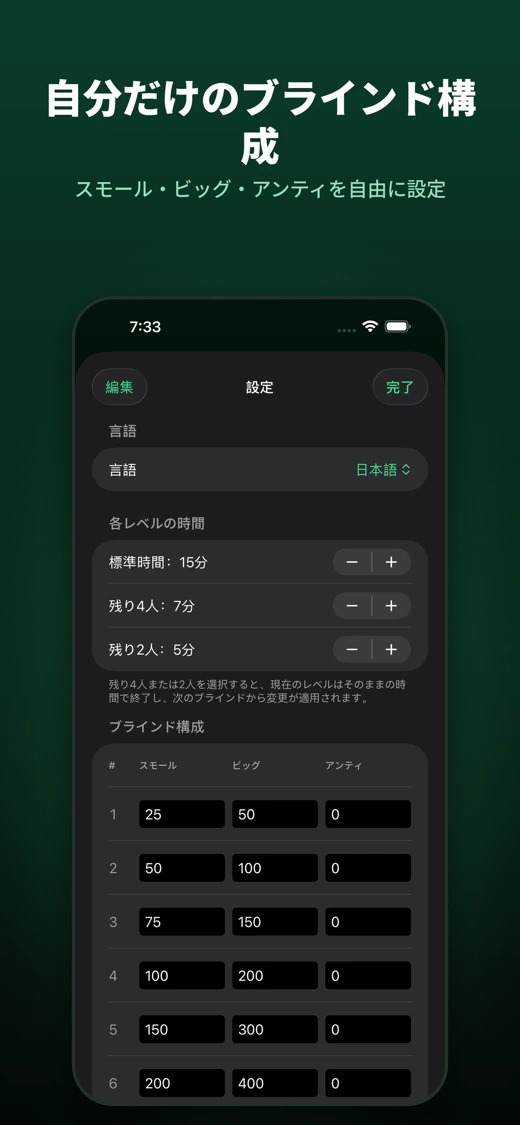 Poker Blinds: Tournament Clock screenshot 4