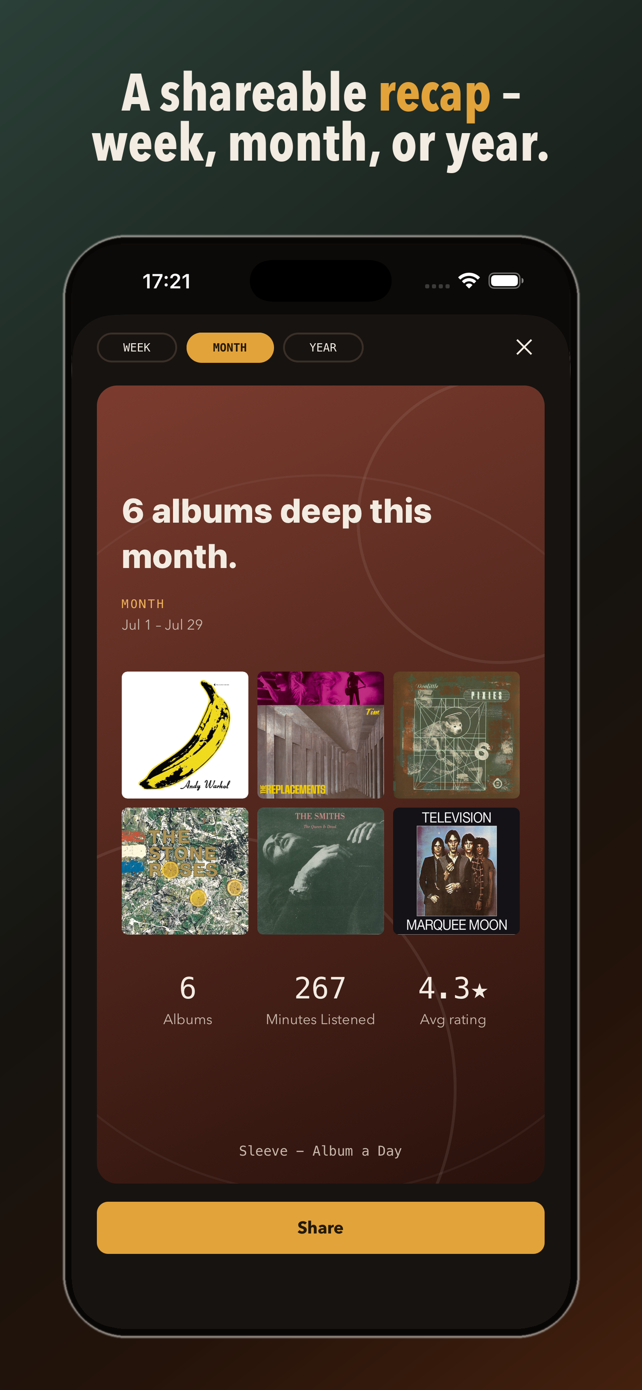 Sleeve: Album a Day screenshot 5