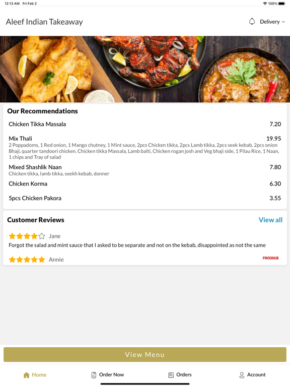 Screenshot #5 pour Aleef Indian Takeaway