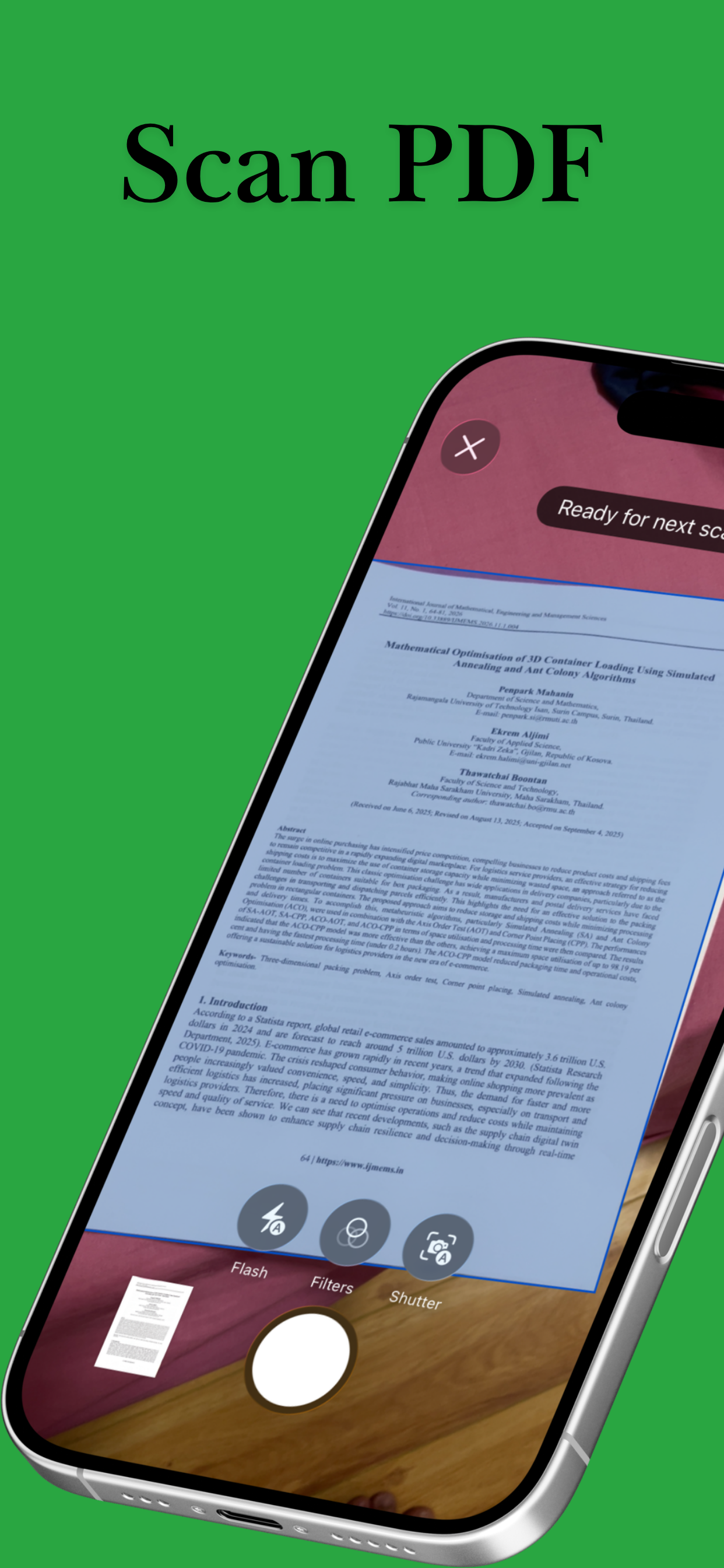 Scan PDF -PDF Scanner Document