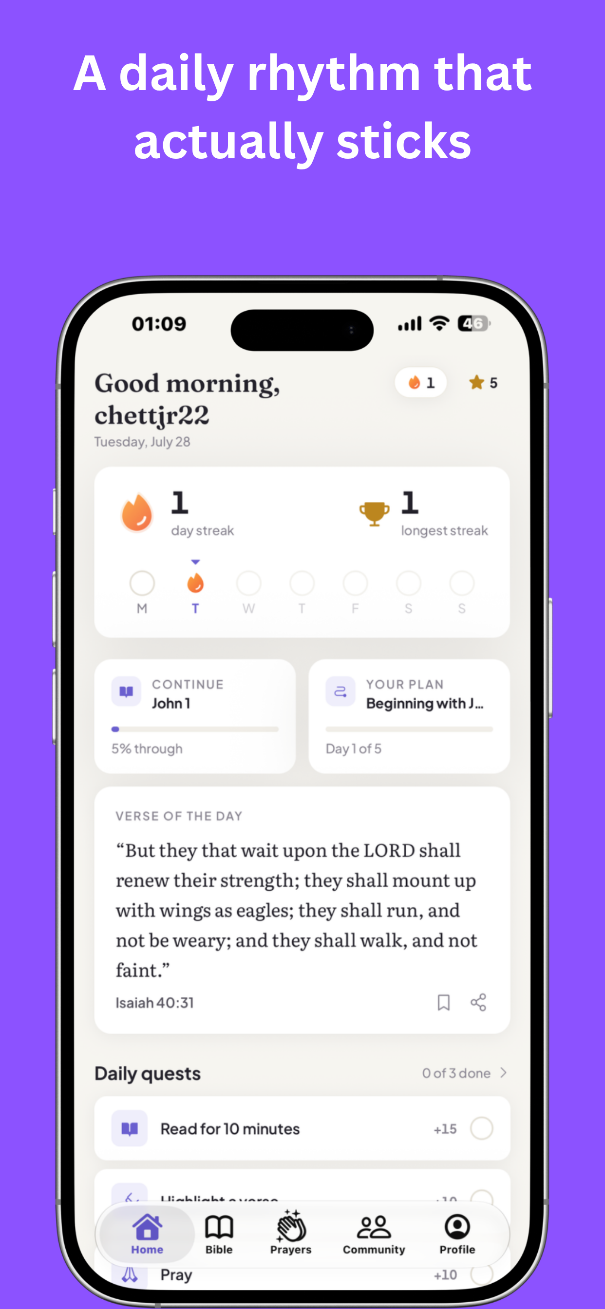 Selah: Bible & Reflection screenshot 4