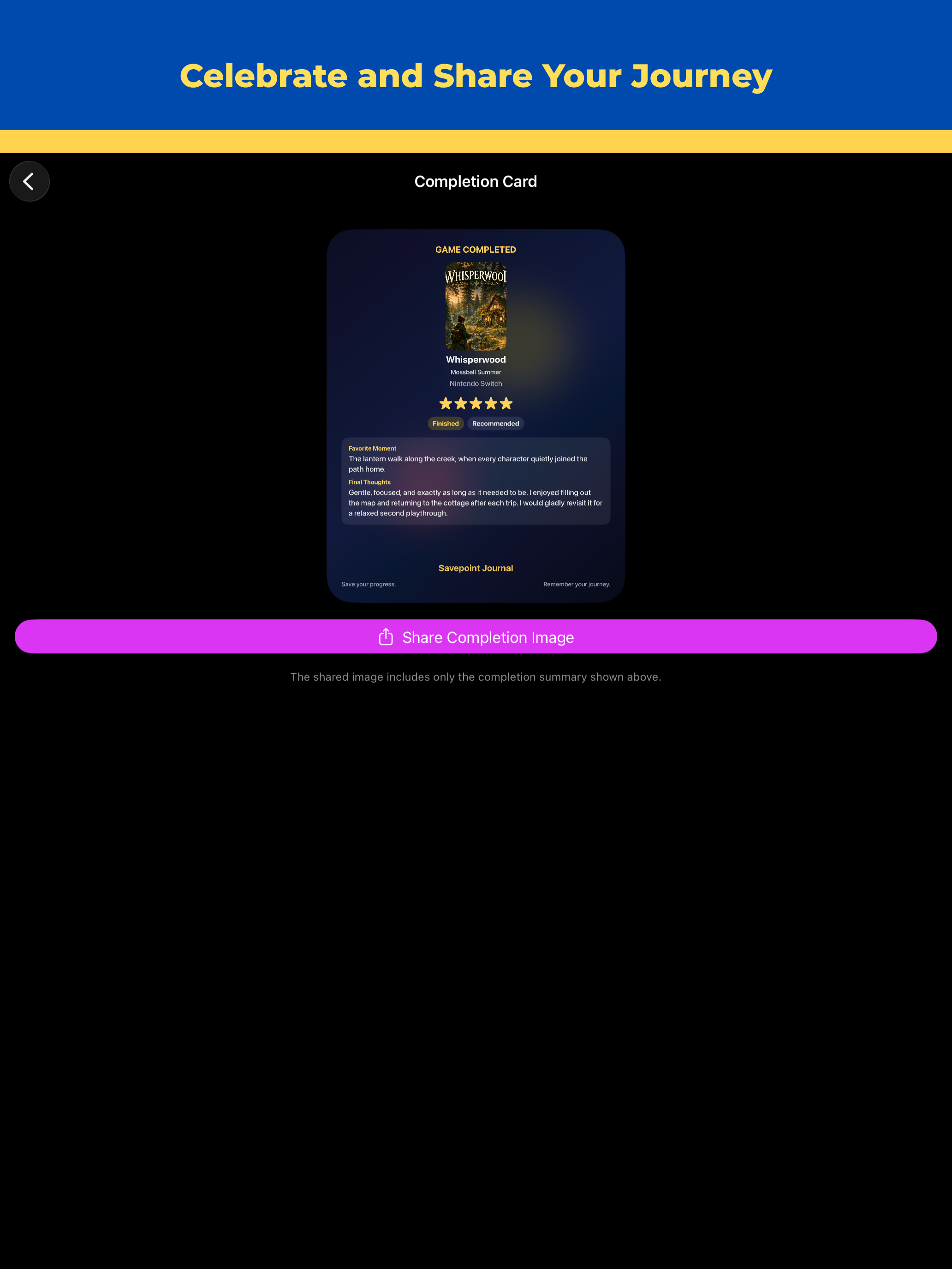 Savepoint Journal screenshot 14