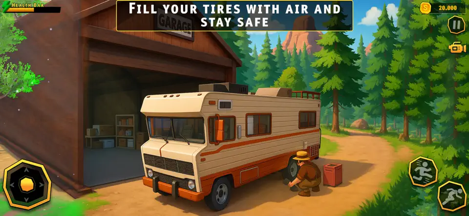 Скриншот RV Tour To Lake Journey Game на iPhone 1