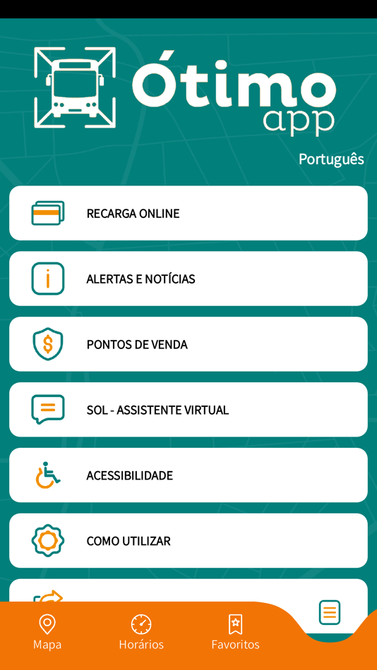 #7. Ótimo+App (iOS) 由: Consórcio Ótimo de Bilhetagem Eletrônica