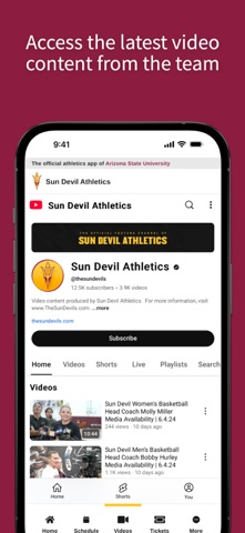 Sun Devil Athletics Game Day iPhone screenshot 3