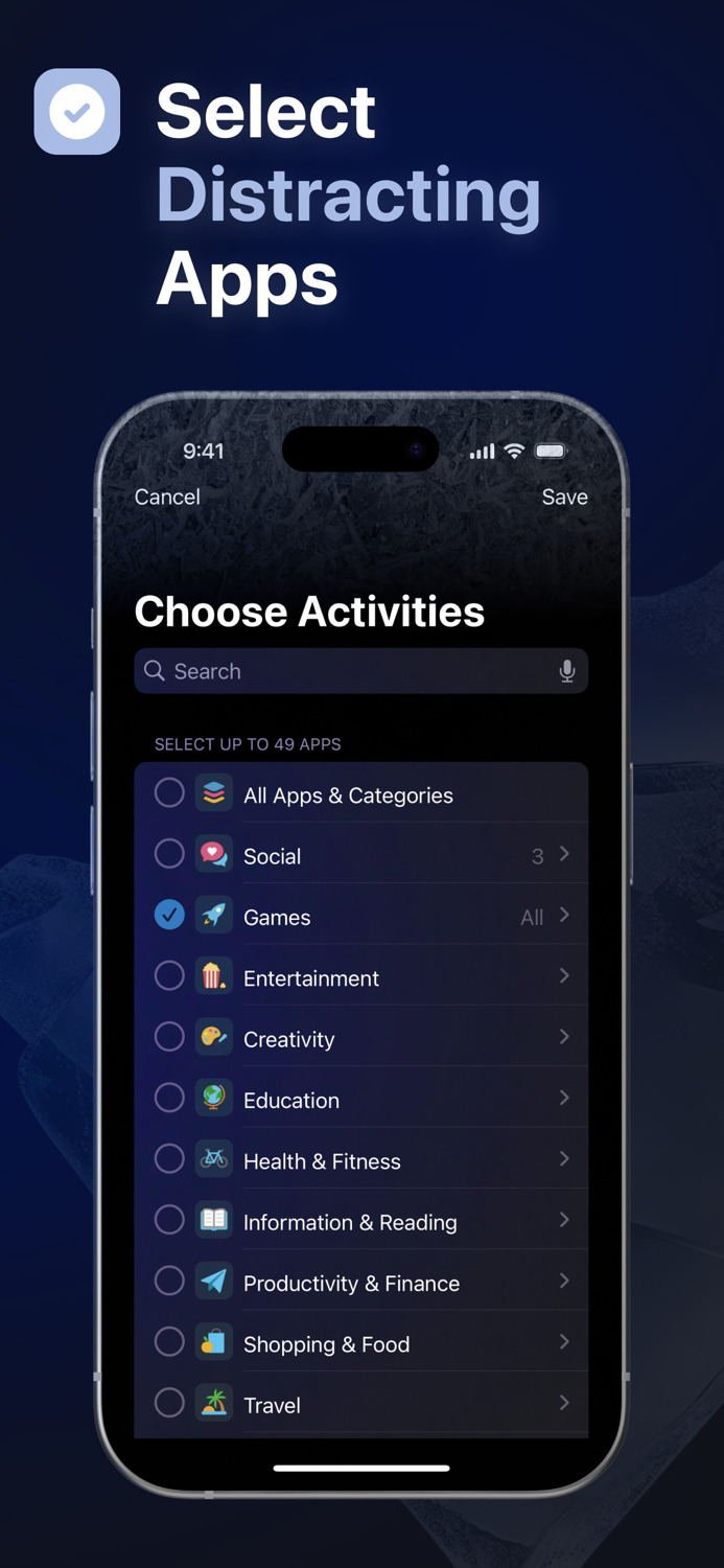 Screen Time Control Block App