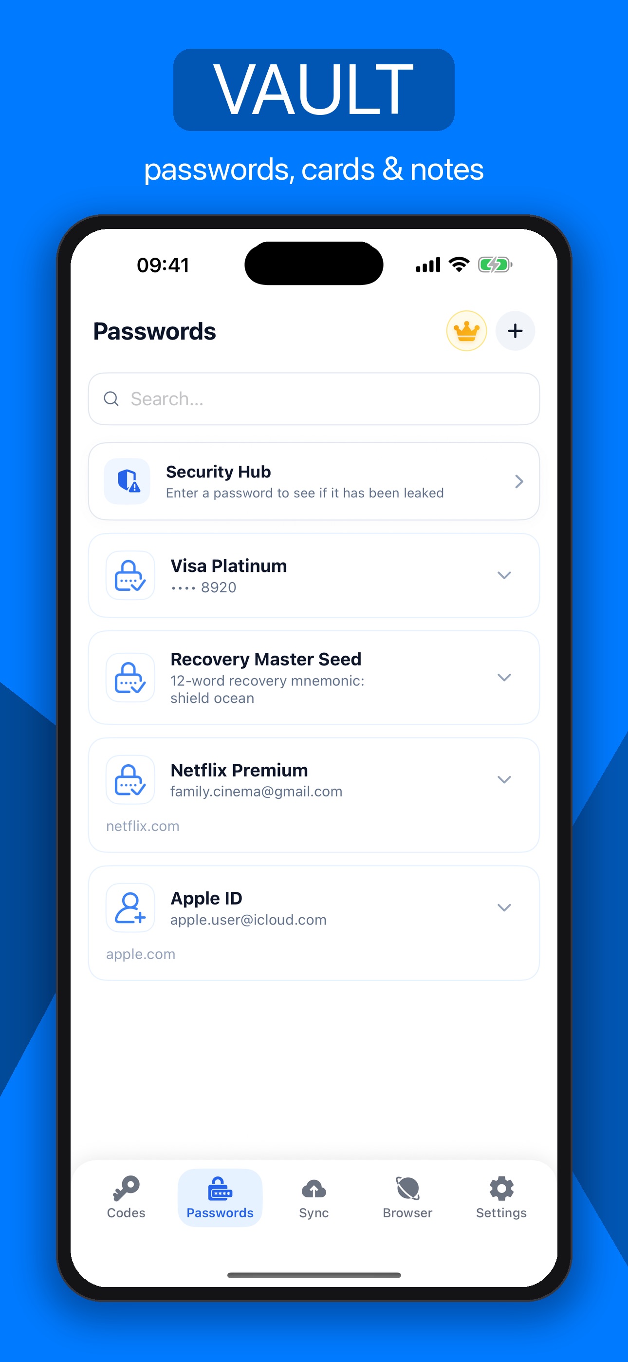 Screenshot 3 of Authenticator - 2FA & Vault