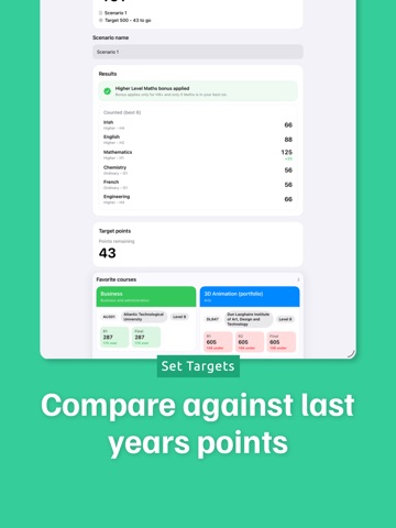 Leaving Cert Points - LCPoints iPad screenshot
