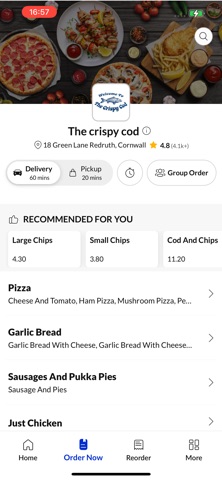 The Crispy Cod. Screenshot 2 of 4