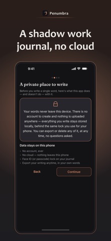 Penumbra: Shadow Work Journal Screenshot 3 of 6