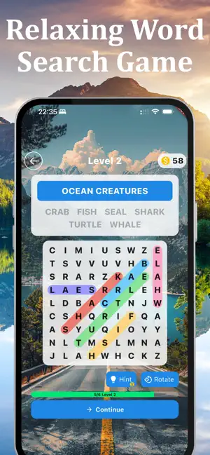 Relaxing Word Search: Harmony screenshot 1