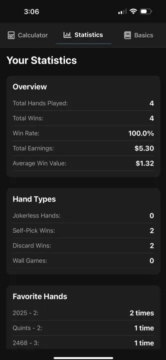 Mahjong Calculator (American) screenshot 4