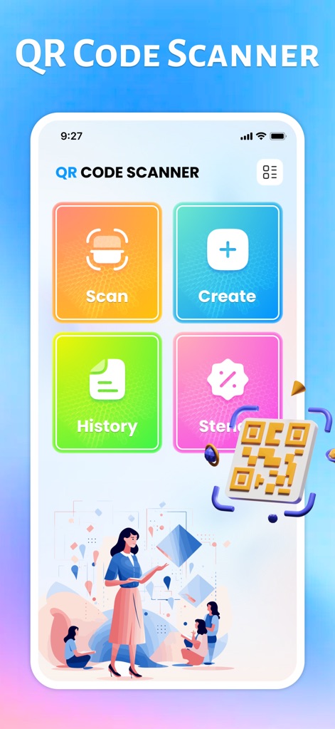 QR Code Scanner-Create QR - Utilities App | MWM