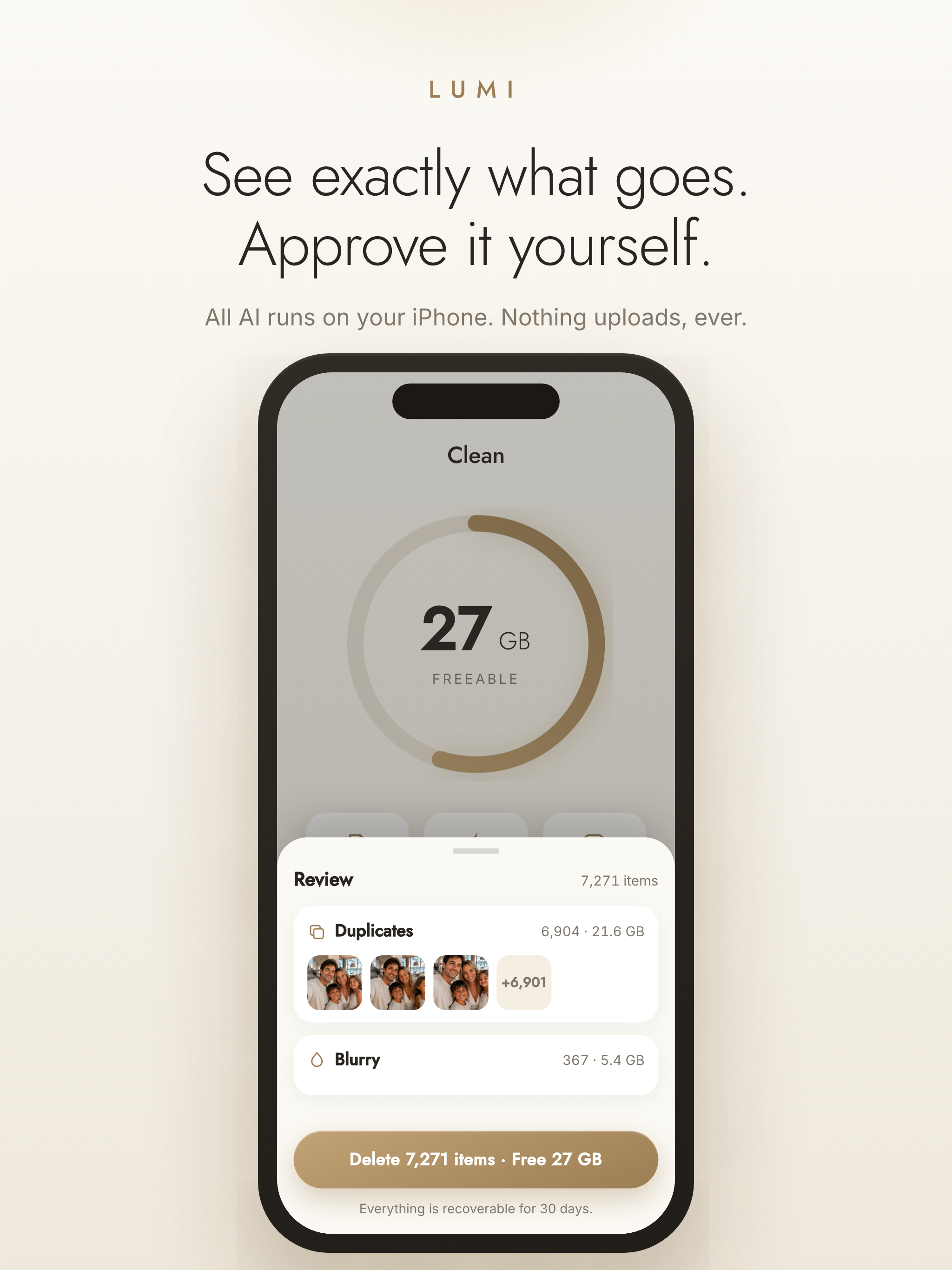 Lumi: AI Photo Cleaner screenshot 9