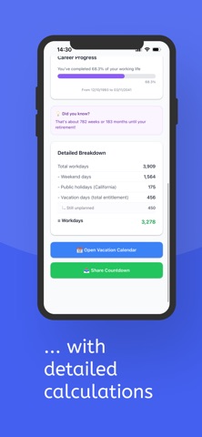 RentenTracker – Dein Countdown Screenshot 2 of 7