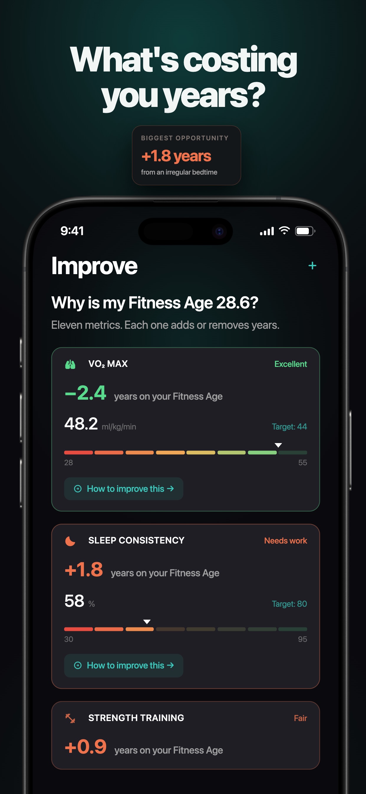 Screenshot 4 of Ageify: Fitness Age Coach