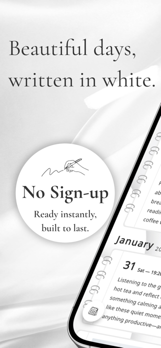 Minimal Diary - Simple Journal Screenshot 1 of 6