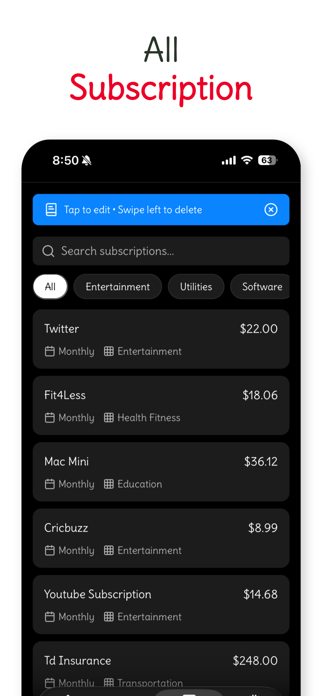 Renewly - Subscription Manager Screenshot 4 of 5