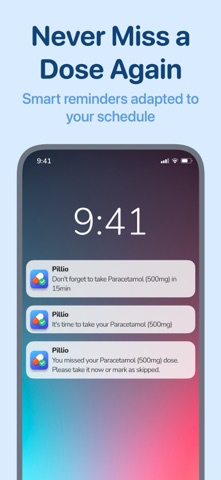 Pillio Pill Reminder & Tracker Screenshot 1 of 8