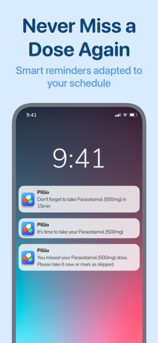 Pillio Pill Reminder & Tracker Screenshot 1 of 8