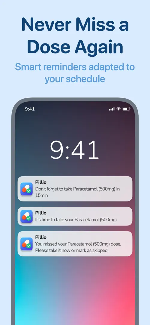 Pillio App Store screenshot 1