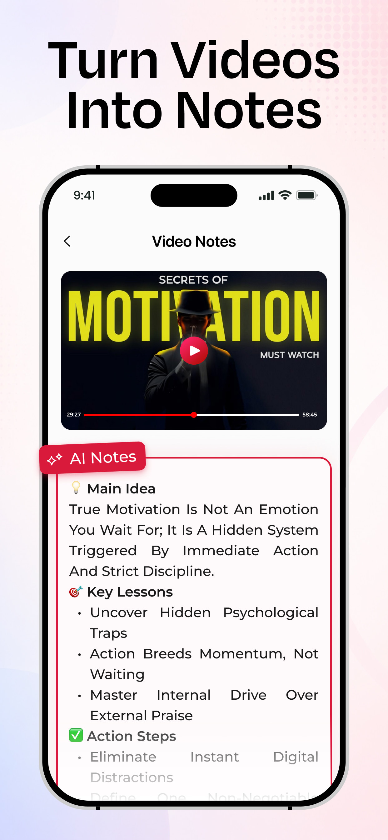 AI Video Summarizer App screenshot 4