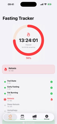 Fasting Tracker Pro - IF Screenshot 1 of 6