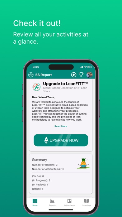 Lean 5S Rpt Screenshot
