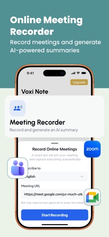 Voxi Note: AI Note Taker Screenshot 4 of 4