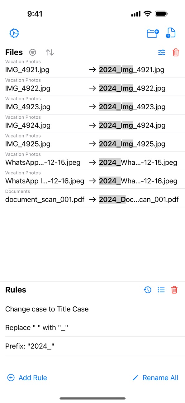 iPhone screenshot