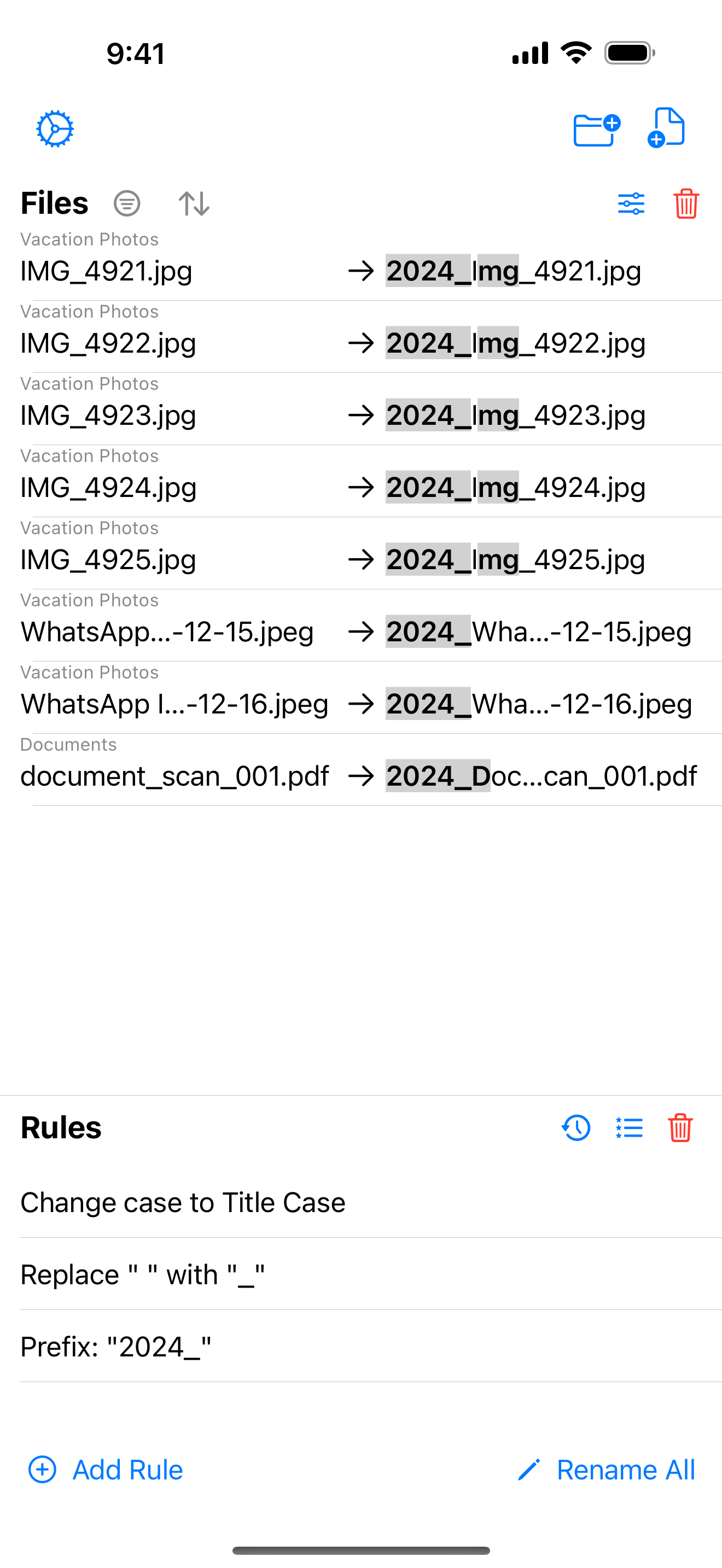 Smart Renamer: Batch Rename screenshot 4