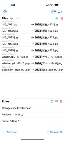 Smart Renamer: Batch Rename Screenshot 4 of 10