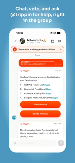 Trippin' - Plan Trips Together screenshot 2