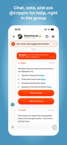 Trippin' - Plan Trips Together iPhone screenshot 2