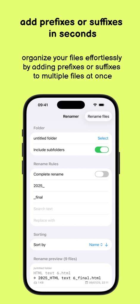 Renamer - Productivity App | MWM
