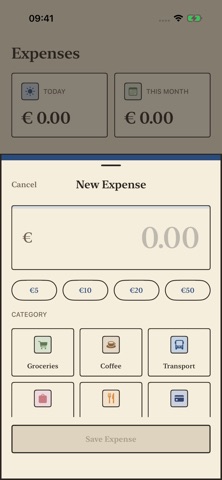 Debit Mark: Expense Log iPhone screenshot