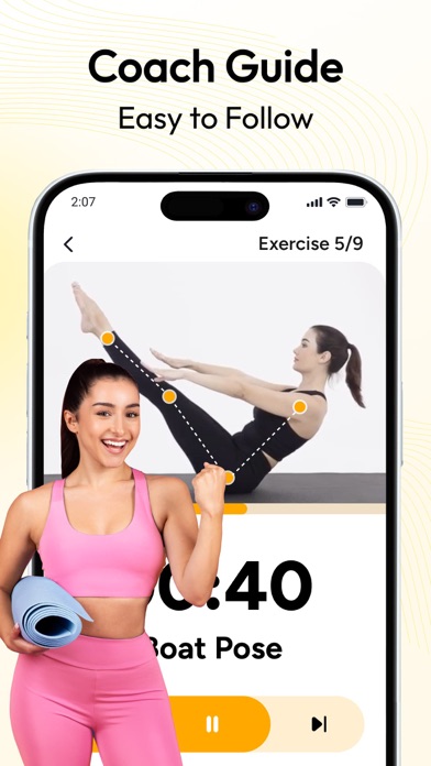 Pilates at Home, Wall Pilates Screenshot