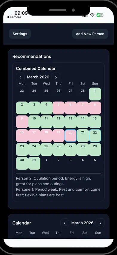 Adela-Group Period Tracking screenshot 1