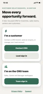 CRG CRM screenshot 3