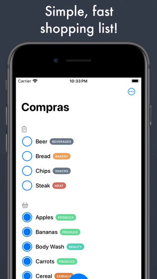 #1. Neat Grocery List (iOS) By: Emilio Peláez