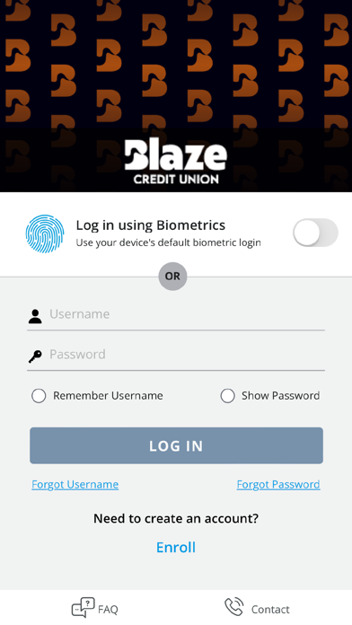 Blaze CU Cards Screenshot