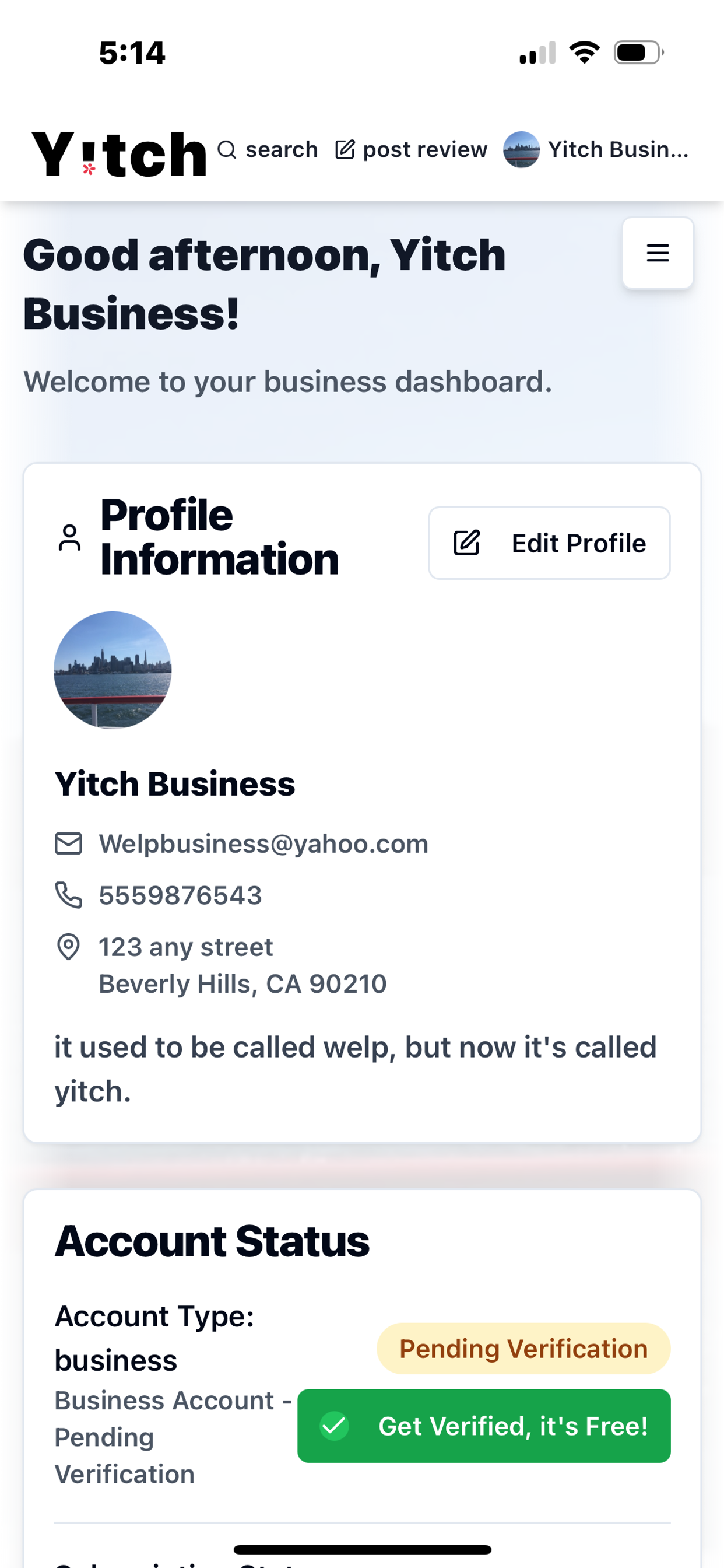 Yitch - Rate Your Customers! screenshot 6