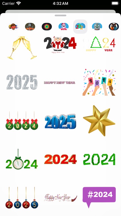 Happy New Year Stickers 2025! screenshot-3