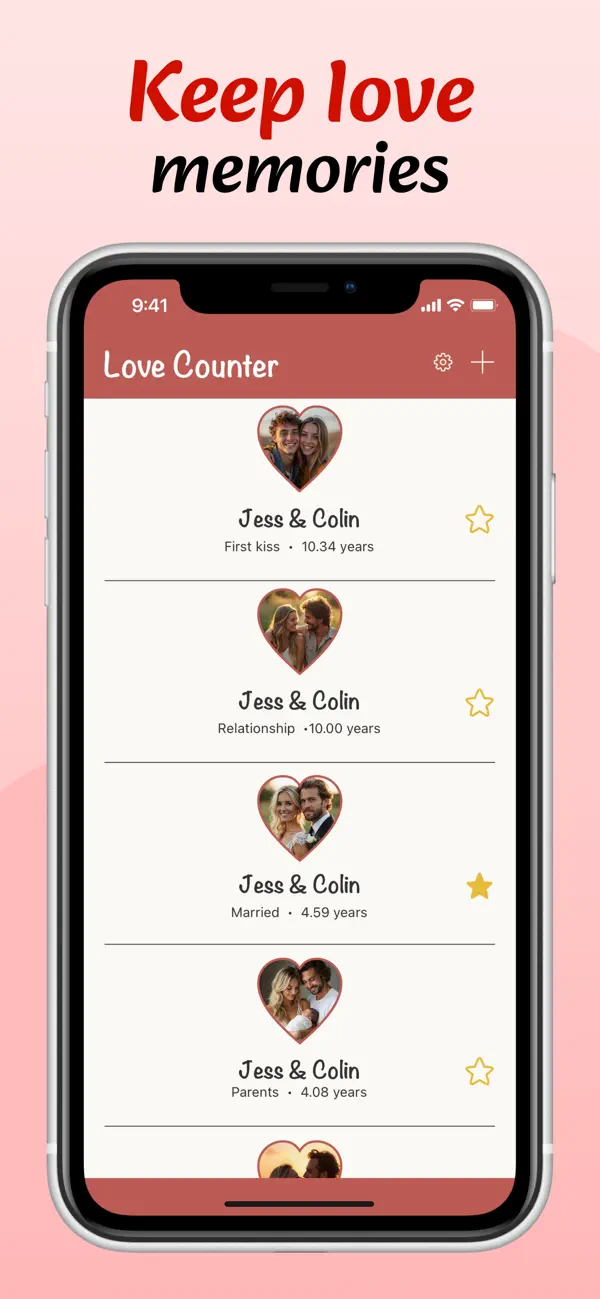 Screenshot #3 pour Compteur d'Amour - Dating