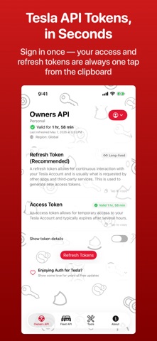 Auth app for Tesla Screenshot 1 of 8