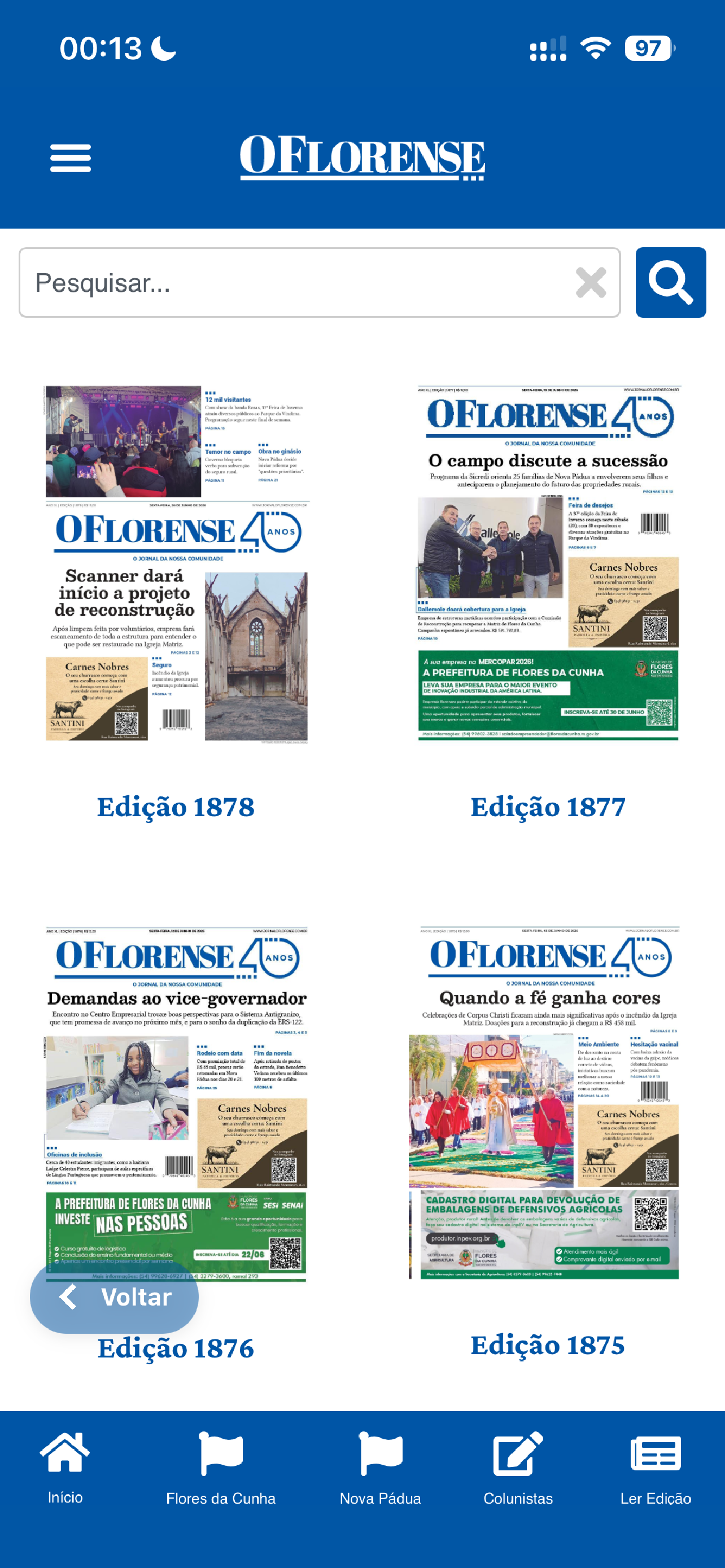 Jornal O Florense screenshot 5