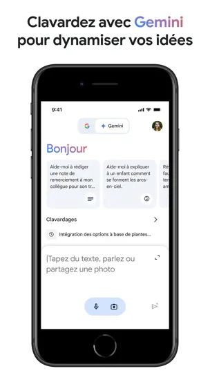 Capture d'écran de Google sur iPhone 3