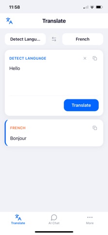 AI Global Translator のスクリーンショット